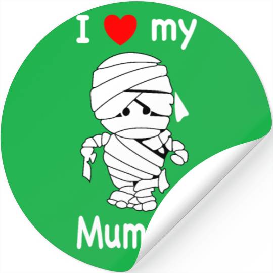 I Love My Mummy kids Thanksgiving Stickers Thankful