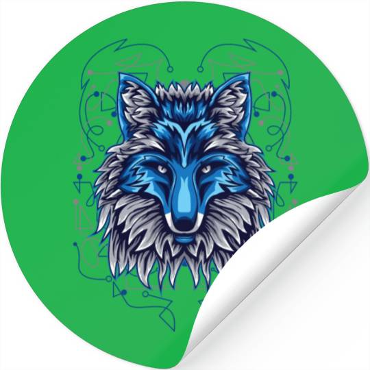 fox lover idea gift Stickers