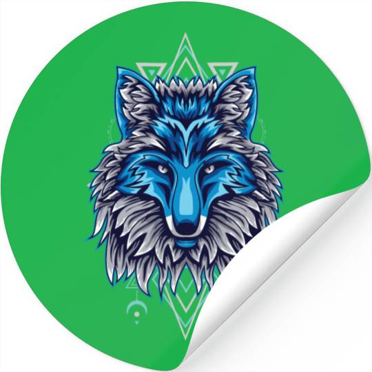 fox lover retro Stickers