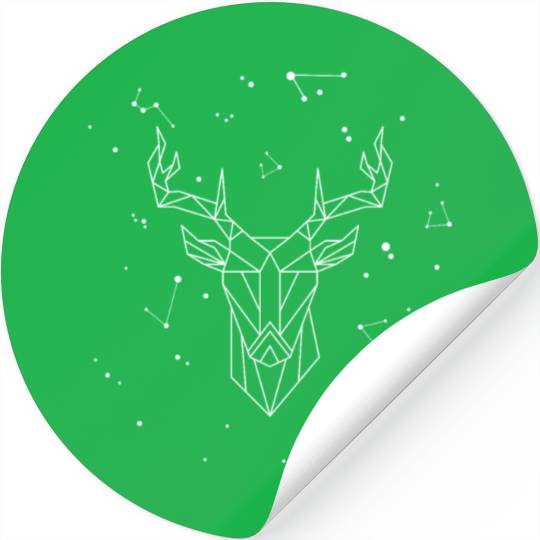 Deer Star Constellation Astrology Stag Stars Sign Stickers
