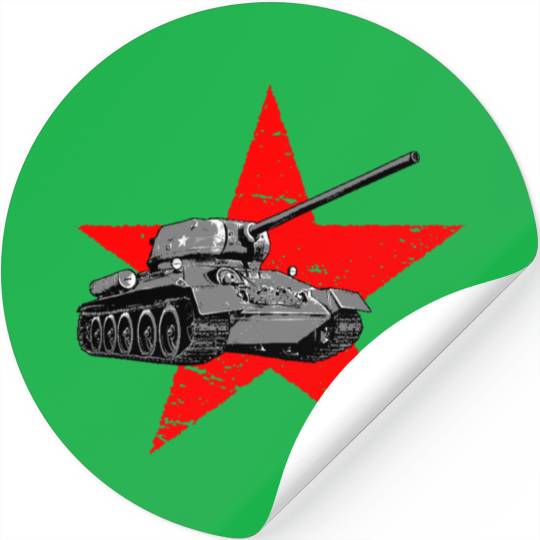 T-34-85 Soviet medium tank Stickers