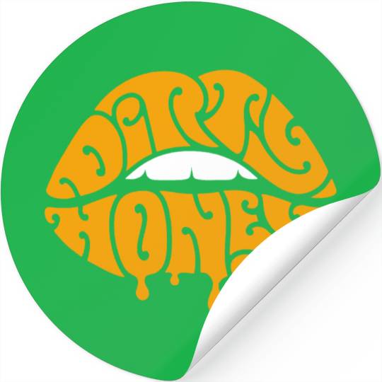 Music Rock Dirty Logo Stickers