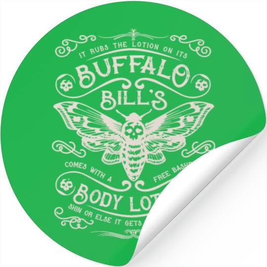 Buffalo Bill's Body Lotion Label Stickers