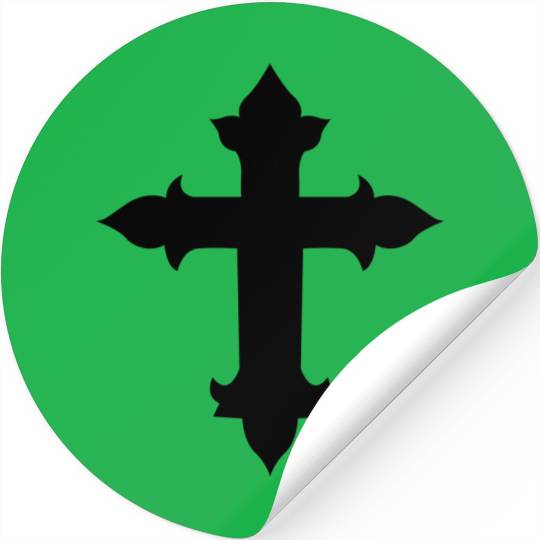 cool fancy gothic cross Stickers