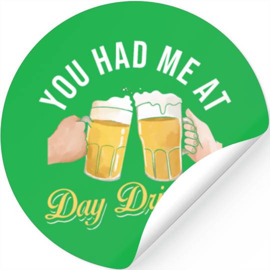 Day Drinking Beer Stickers
