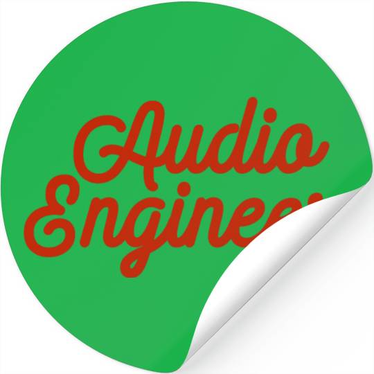 AUDIO ENGINEER Stickers