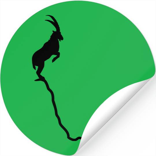 Mountain ibex, mountain goat Stickers