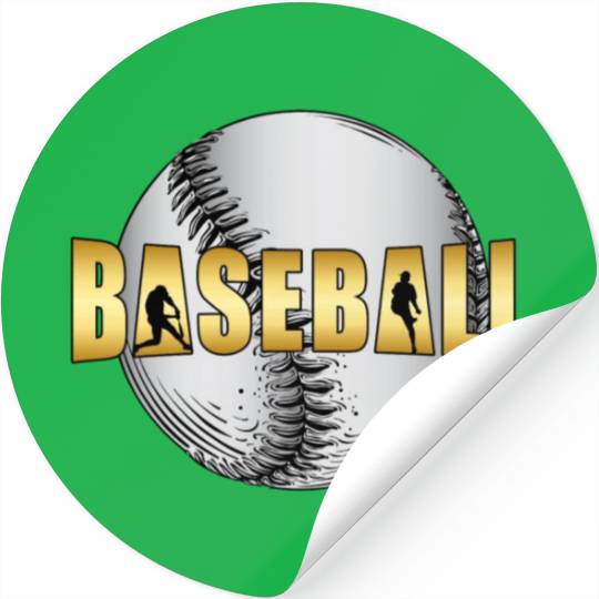 Baseball Catcher Softball Baseball Bat Sports Gift Stickers
