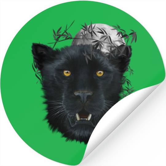 Black Panther Spirit The Face Of Power, Protection Stickers