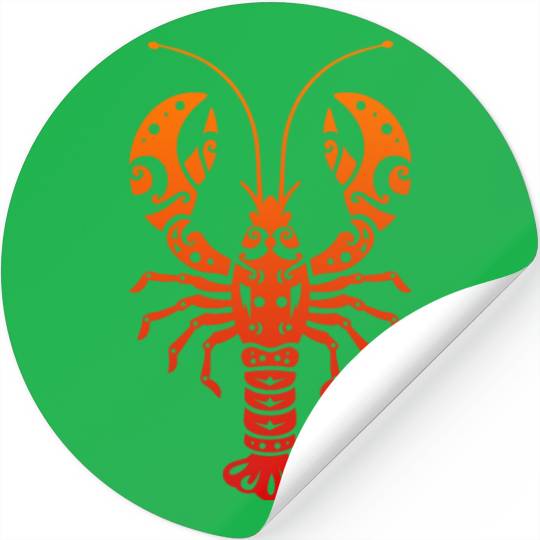 Maori Lobster Polynesian T Tattoo Gift Idea Stickers