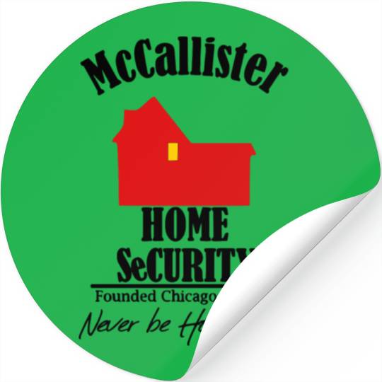 McCallister Home Security - Home Alone Gift Stickers