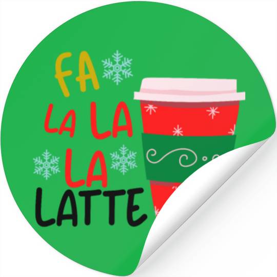 FA La La La Latte Stickers
