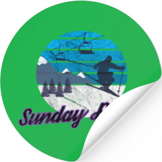 Sunday River Newry Maine New England Ski Snowboard Stickers