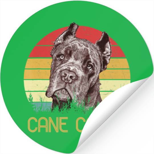 cane corso - cane corso gift Stickers