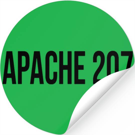 Apache 207 Rap Stickers