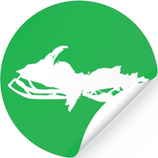 Michigan Snowmobile Upper Peninsula Snowmobiling Stickers
