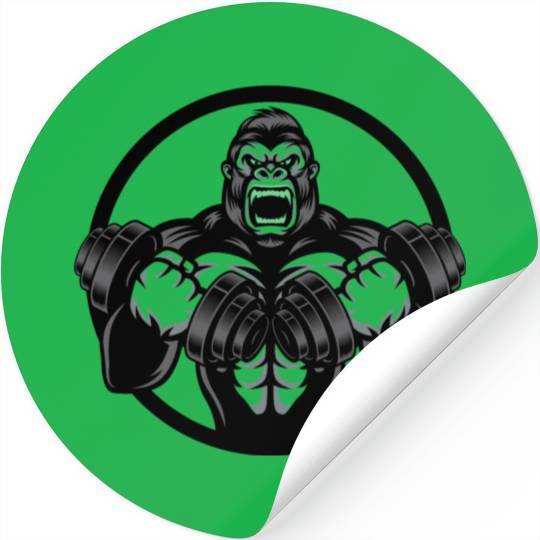 Strong Gorilla Stickers
