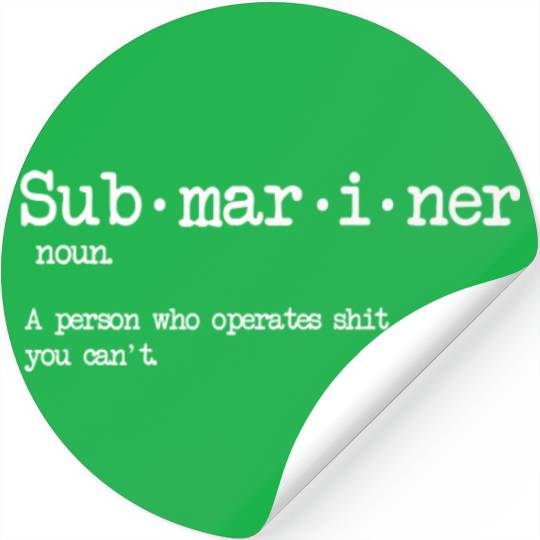 Submariner Definition US Navy Veteran Military Gif Stickers