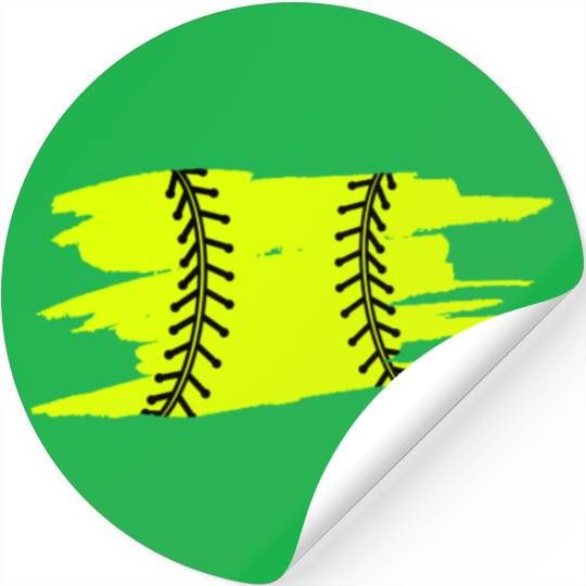 Softball Catcher Baseball Pitcher Bat Ball Player Stickers