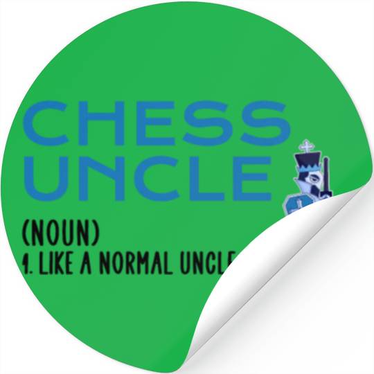 chess uncle Stickers