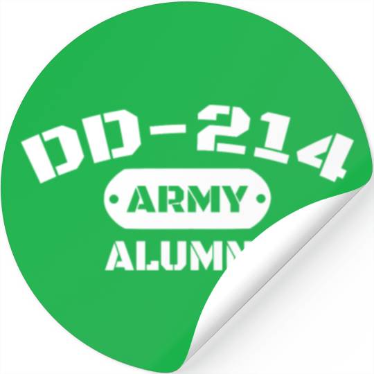 Dd-214 Us Army Alumni Men And Women Stickers