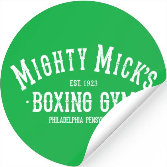 Mighty Mick's Boxing Club Philadelphia Training Stickers