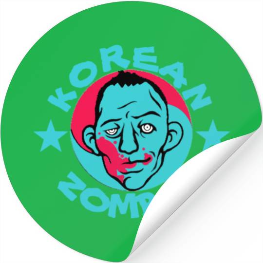 korean zombie Stickers