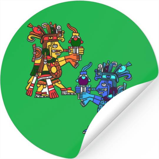 Aztec God Mayan Civilization Inca Culture Gift Stickers