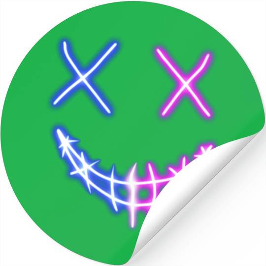 Lighting face Stickers