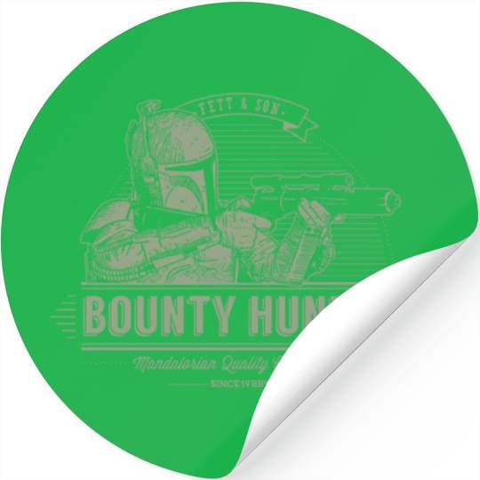 Boba Fett and son Bounty hunter Stickers
