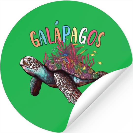 Coral Reef Islas Galapagos Islands Ecuador Stickers