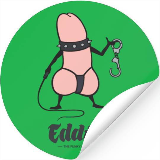 Eddie Funky Dick BDSM Stickers