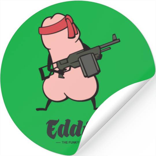 Eddie Funky Rambo Dick Stickers