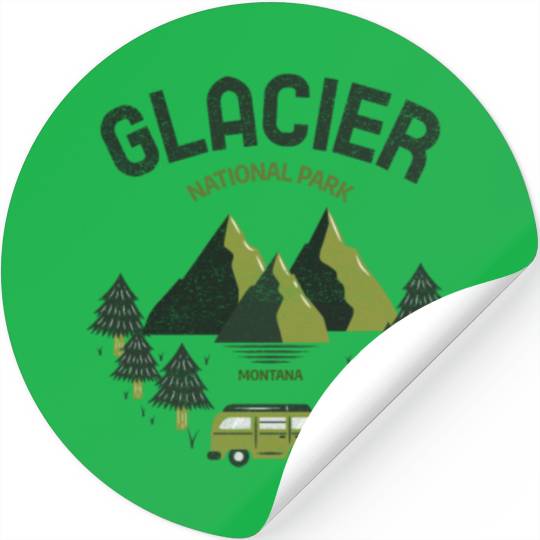 Glacier National Park Montana Travel Stickers
