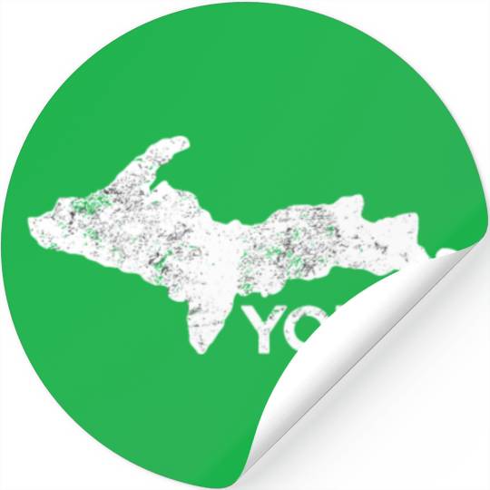 U P Yours Upper Peninsula Gift Funny Michigander M Stickers
