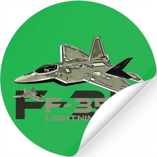 F-35 Lightning fighter jet Stickers