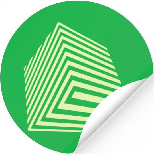 Geometric Cube Stickers
