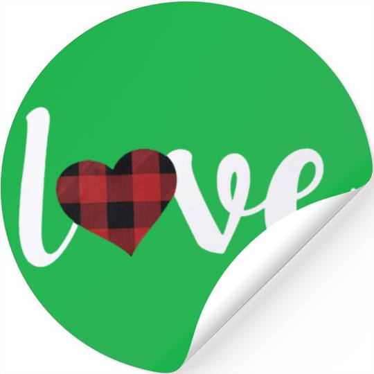 2020 Love Heart Graphic Stickers