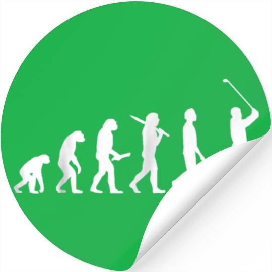 Funny Golf Evolution For Golfers Golf Players Stickers