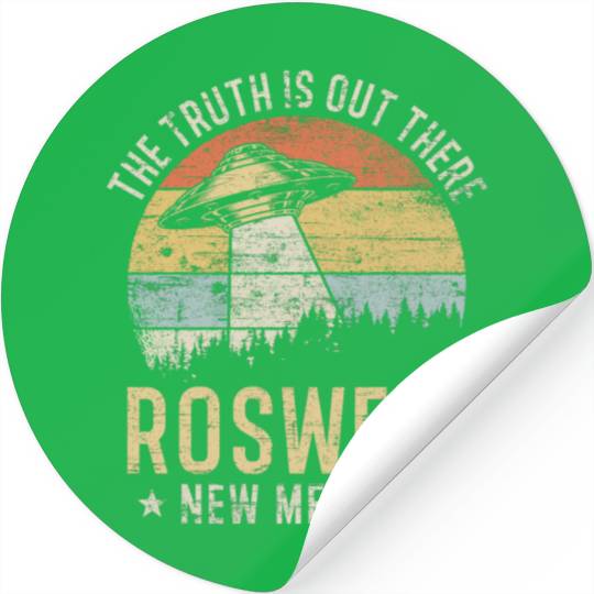 Roswell New Mexico UFO Alien Stickers
