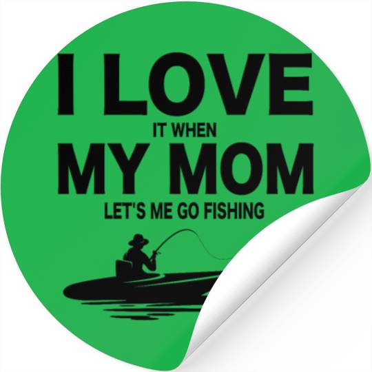 Fishing angler sayings funny fish memes gifts Stickers