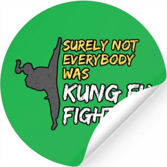 Kung Fu Fighting Stickers