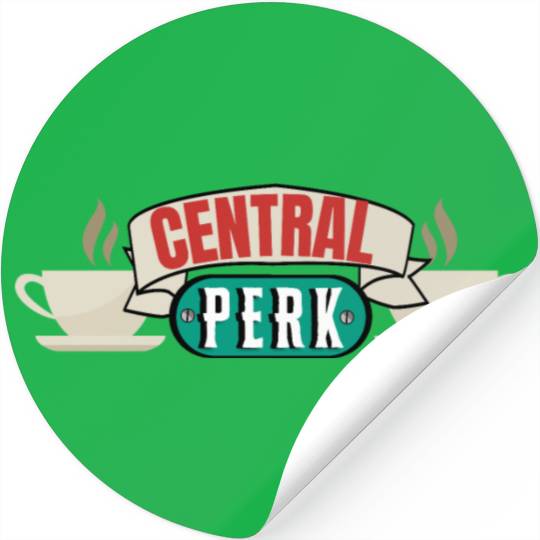 Coffee lovers for friends TV show Stickers