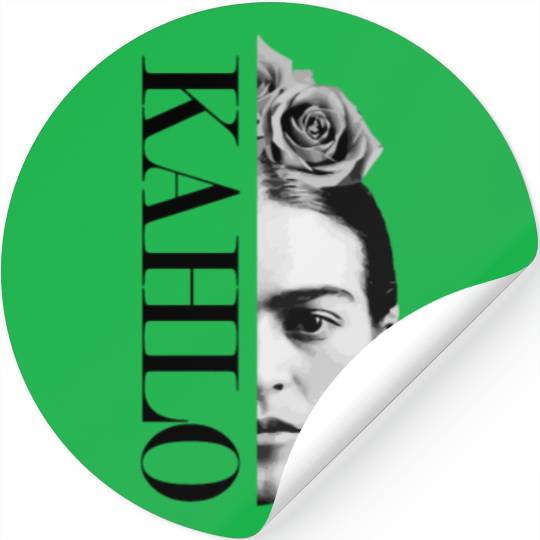 Frida Kahlo Split Portrait Stickers
