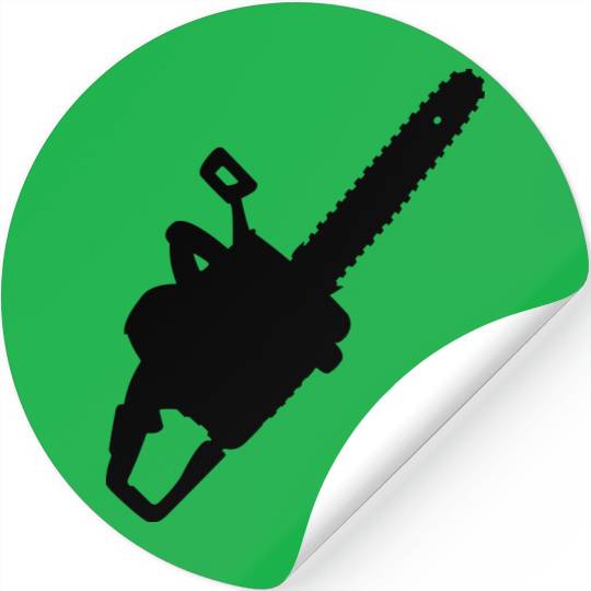 Chainsaw for carpenter or woodworker Stickers
