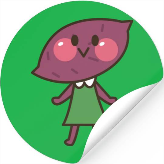 Sweet Potato Head Stickers