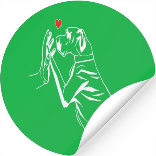 German Mastiff Dog Love Dogs Stickers