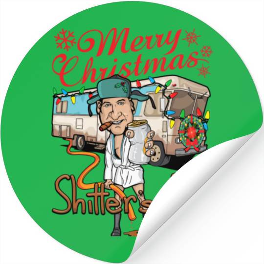 Merry Christmas Cousin Eddie Shitter'S Full Stickers