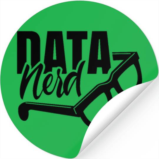 Data Nerd Analysis numbers Analyst Funny Stickers