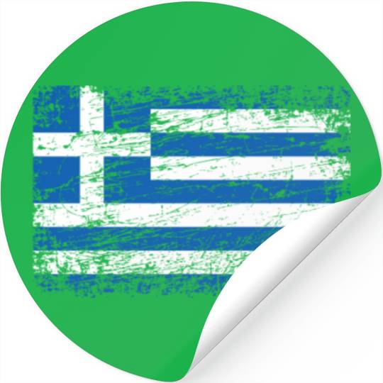 Greece Greek ensign flag used look Stickers